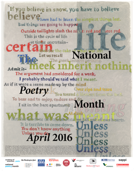 National Poetry Month Poster 2016