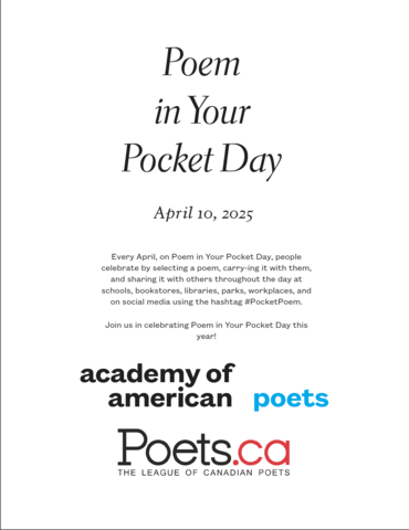 Poem in Your Pocket Day PDF